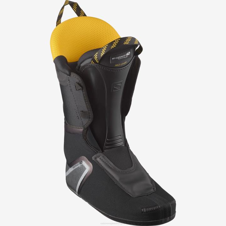 T8841191 Salomon beluga-fekete-napenergia férfi freeride csizma shift pro 120 belluga-black-solar power mellett