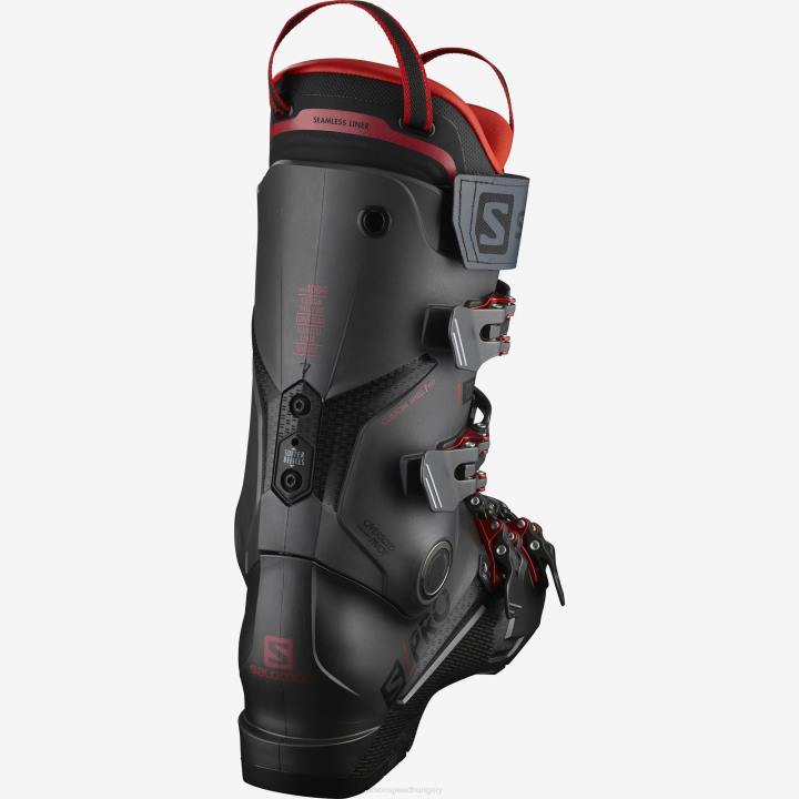T8842163 Salomon beluga-piros-fekete férfi on-piste csizma s/pro 120 beluga-piros-fekete