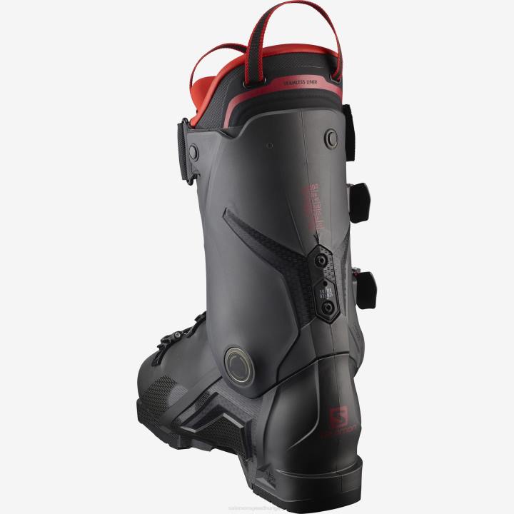 T8842163 Salomon beluga-piros-fekete férfi on-piste csizma s/pro 120 beluga-piros-fekete