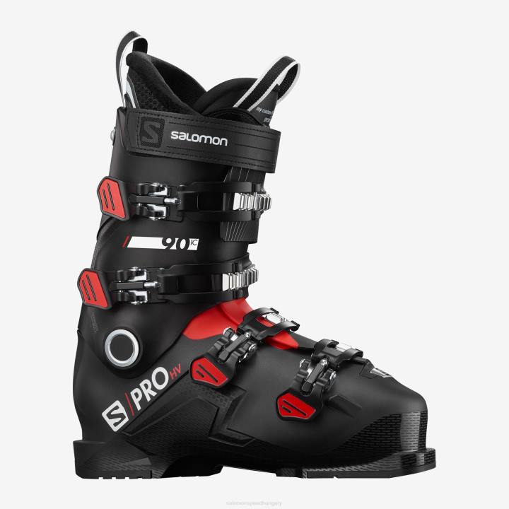 T8842167 Salomon fekete-piros-fehér férfi on-piste csizma s/pro hv 90 ic fekete-piros-fehér