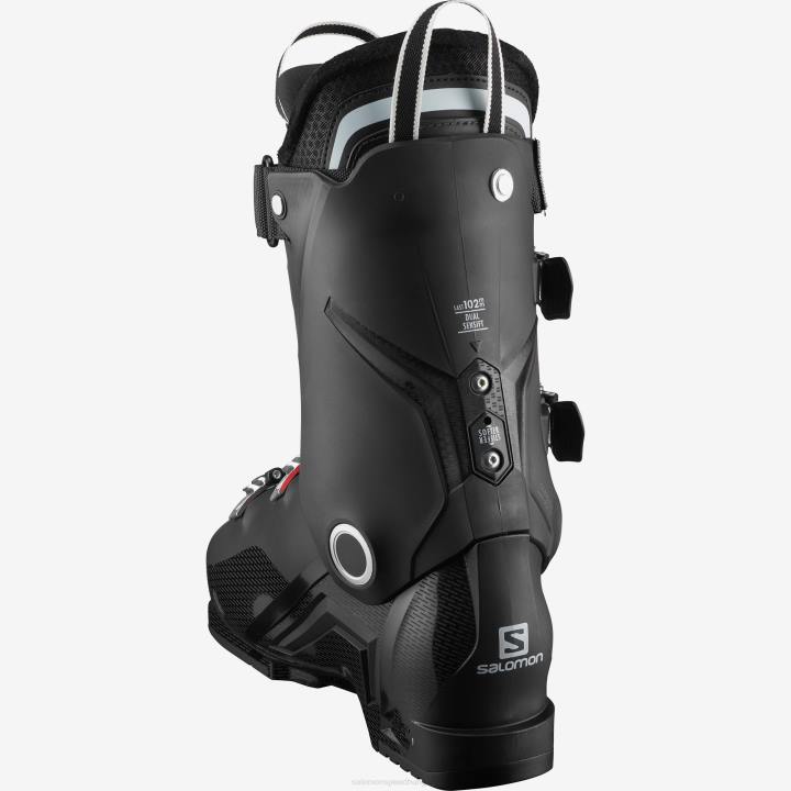 T8842167 Salomon fekete-piros-fehér férfi on-piste csizma s/pro hv 90 ic fekete-piros-fehér
