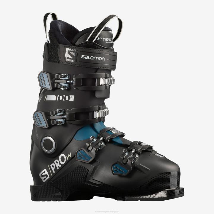 T8842170 Salomon fekete-marokkói kék-ezüst férfi on-piste csizma s/pro hv 100 ic fekete-marokkói kék-ezüst