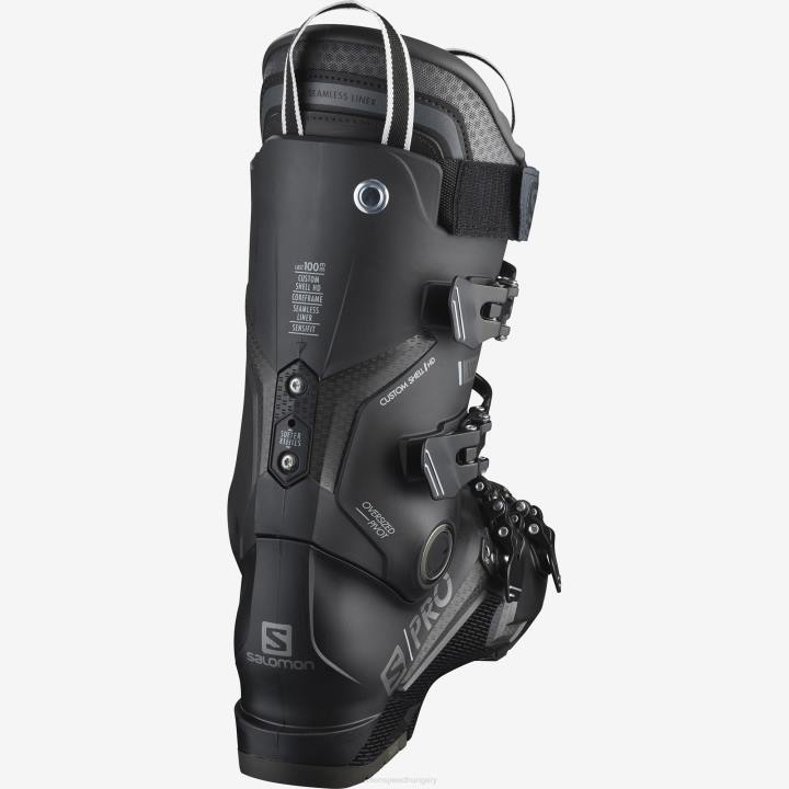 T8842947 Salomon fekete/belluga/sötét ezüst metál05 s pro 100 gw síbakancs férfi - d2x fekete belluga sötét ezüst metál05