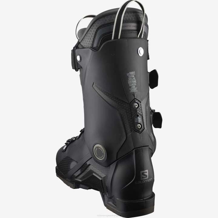 T8842947 Salomon fekete/belluga/sötét ezüst metál05 s pro 100 gw síbakancs férfi - d2x fekete belluga sötét ezüst metál05