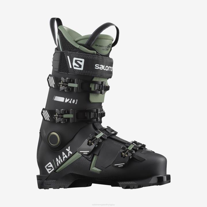 T8842953 Salomon fekete/olajzöld/ezüst s max 120 gw férfi sícipő - d2x fekete olajzöld ezüst