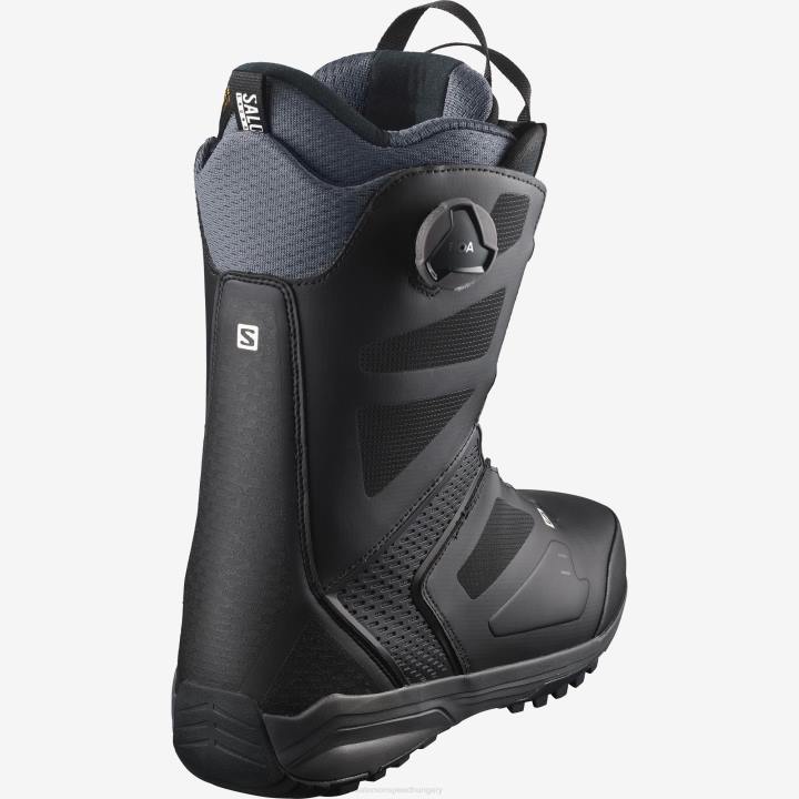 T8841386 Salomon fekete-mágnes férfi snowboard csizma dialog dual boa széles jp black-magnet