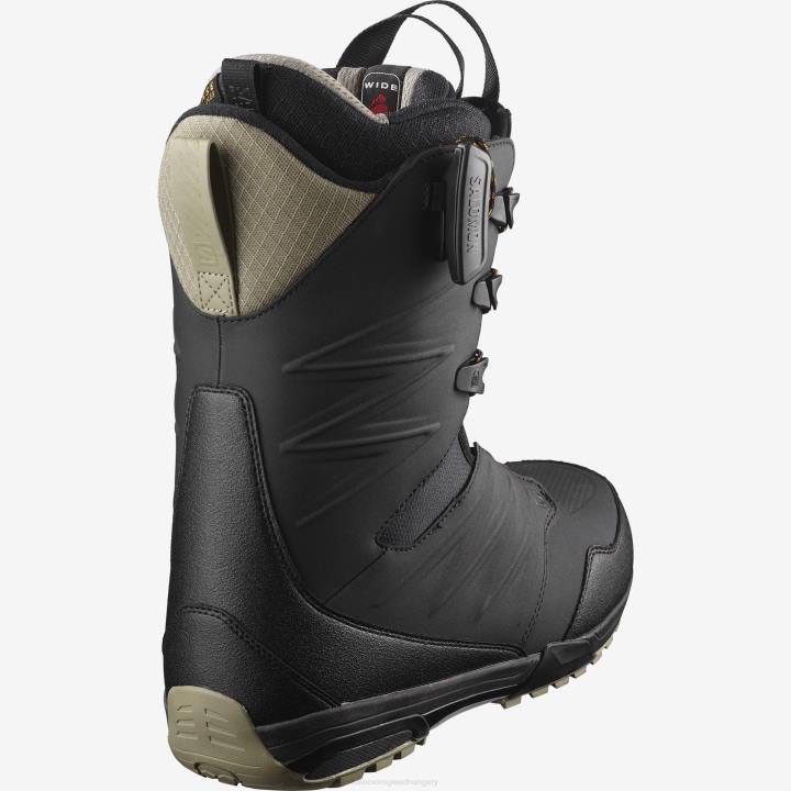 T8841389 Salomon fekete-vetiver férfi snowboard csizma synapse széles fekete-vetiver