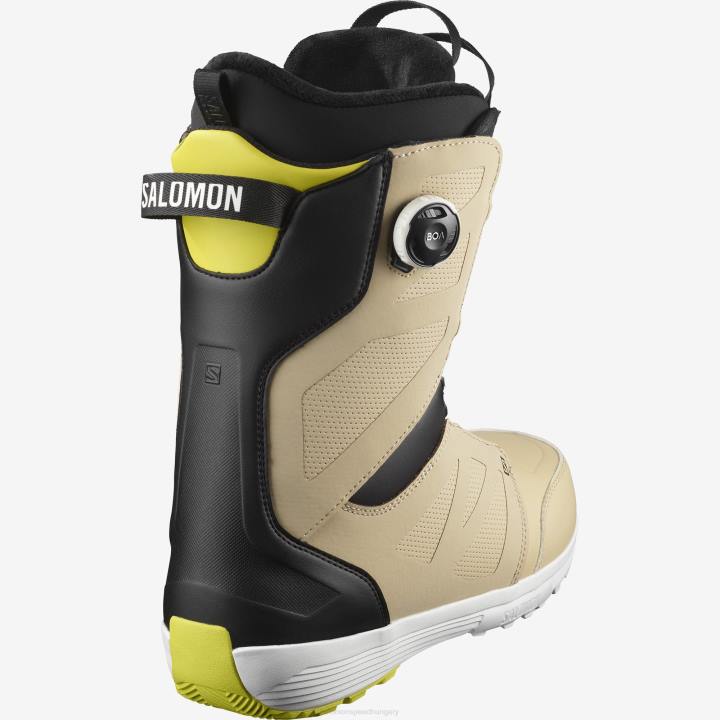 T8841390 Salomon szafari-fekete-ligetszépe férfi snowboard csizma launch boa sj színes szafari-fekete-ligetszépe