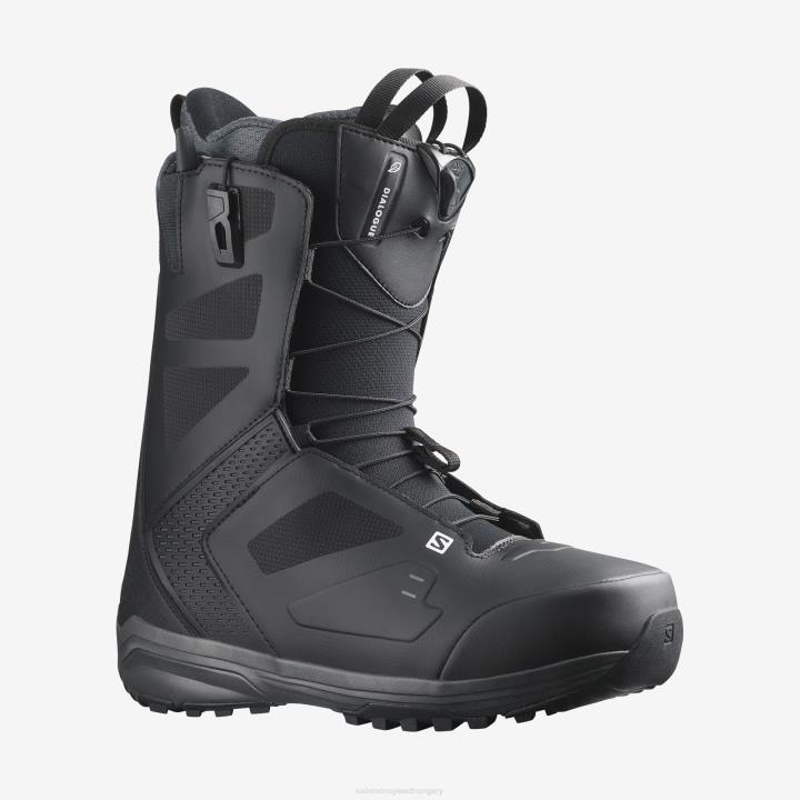 T8841393 Salomon fekete-mágnes férfi snowboard csizma párbeszéd széles jp black-magnet