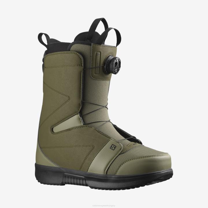 T8841394 Salomon olajbogyó éjszakai-vetiver-fekete férfi snowboard csizma frakció boa oliva éjszakai-vetiver-fekete