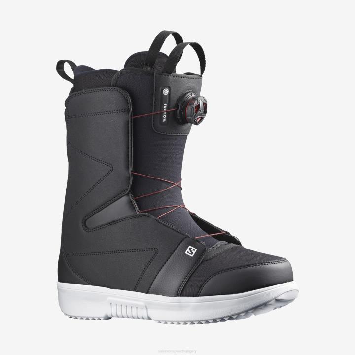 T8841395 Salomon fekete-fehér férfi snowboard csizma frakció boa fekete-fehér
