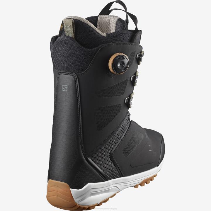 T8841398 Salomon fekete-vetiver férfi snowboard csizma párbeszédes csipke sj boa fekete-vetiver