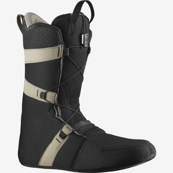 T8841398 Salomon fekete-vetiver férfi snowboard csizma párbeszédes csipke sj boa fekete-vetiver