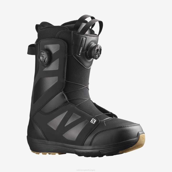 T8842174 Salomon fekete-fehér férfi snowboard csizma launch boa sj boa fekete-fehér