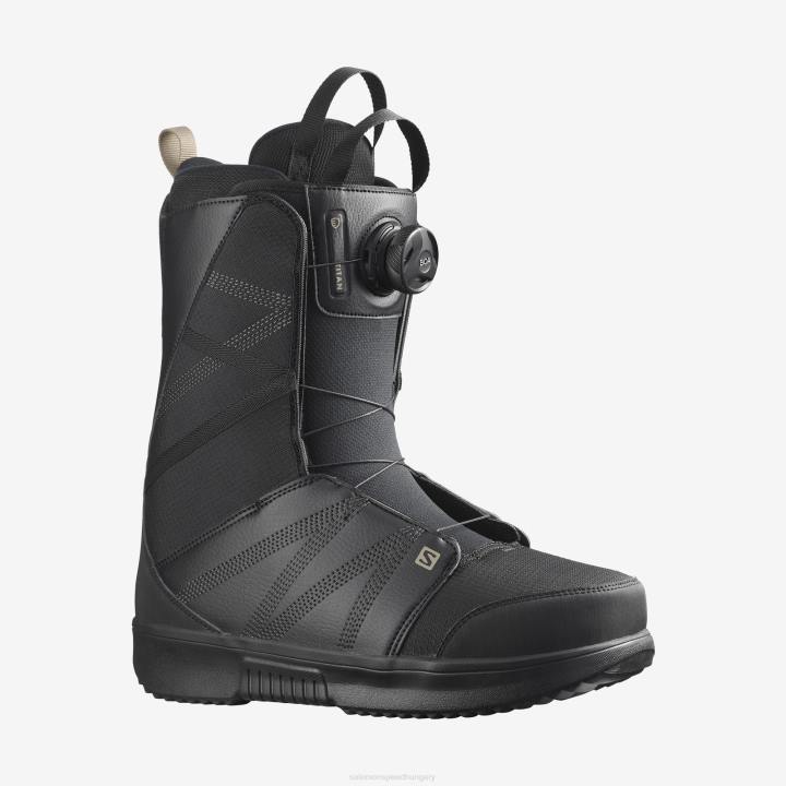T8842177 Salomon feketére pörkölt kesudió férfi snowboard csizma titán boa feketén pörkölt kesudió