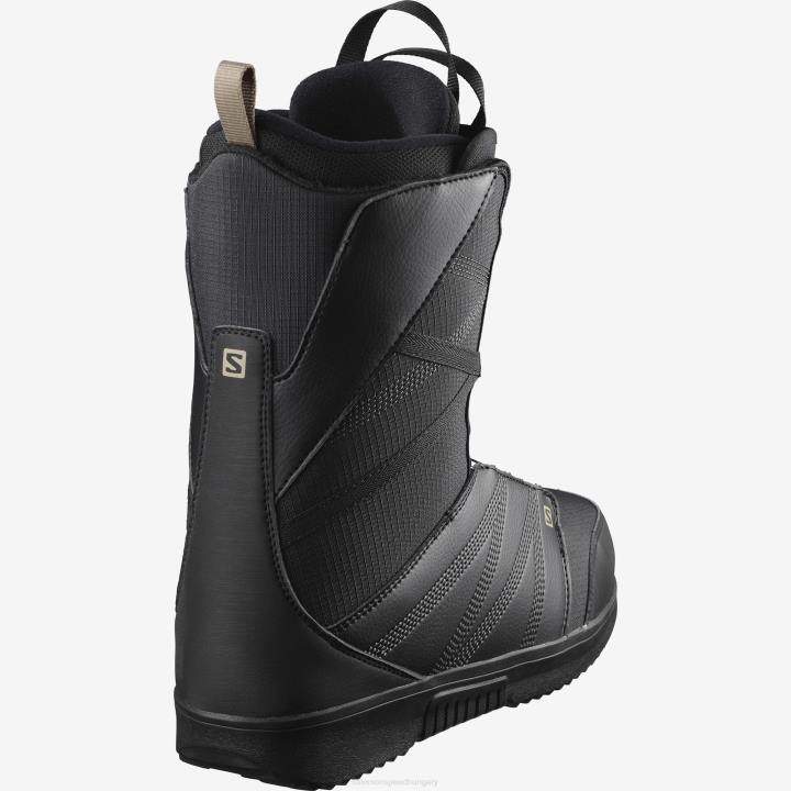 T8842177 Salomon feketére pörkölt kesudió férfi snowboard csizma titán boa feketén pörkölt kesudió
