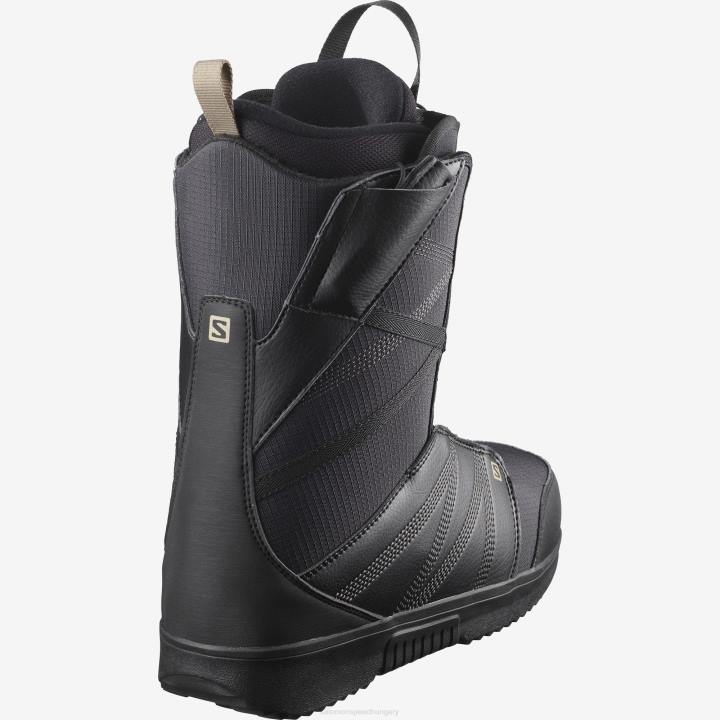 T8842178 Salomon feketére pörkölt kesudió férfi snowboard csizma titán feketére sült kesudió