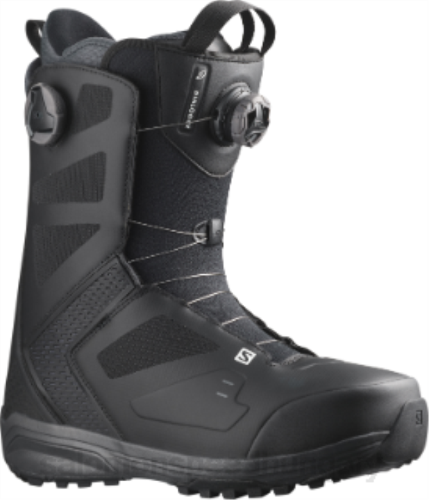 T8842955 Salomon fekete/mágnes párbeszéd dual boa snowboard csizma férfi fekete mágnes