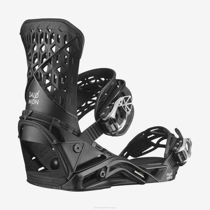 T8841402 Salomon fekete-fehér férfi snowboard kötés highlander fekete-fehér