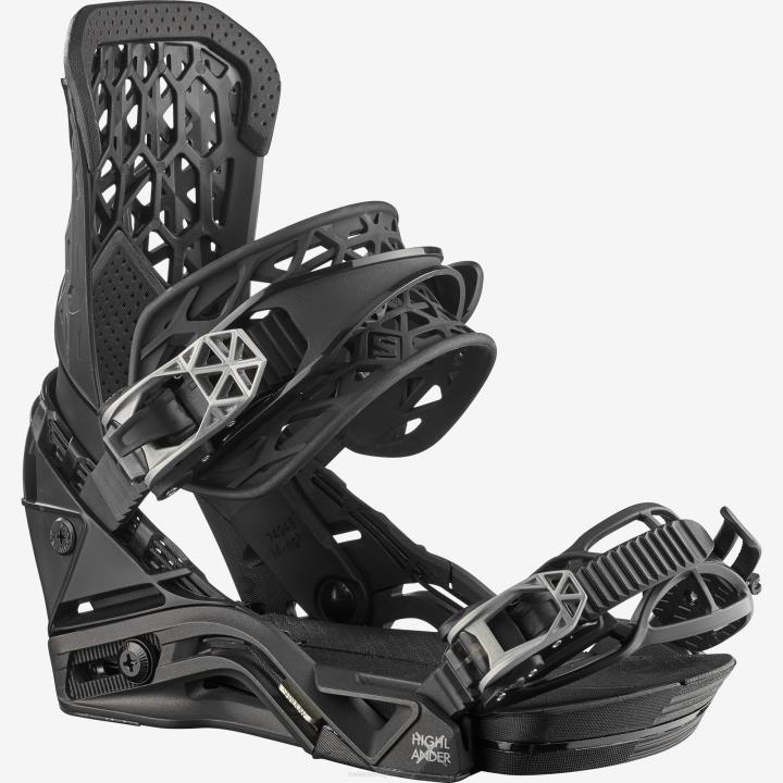 T8841402 Salomon fekete-fehér férfi snowboard kötés highlander fekete-fehér