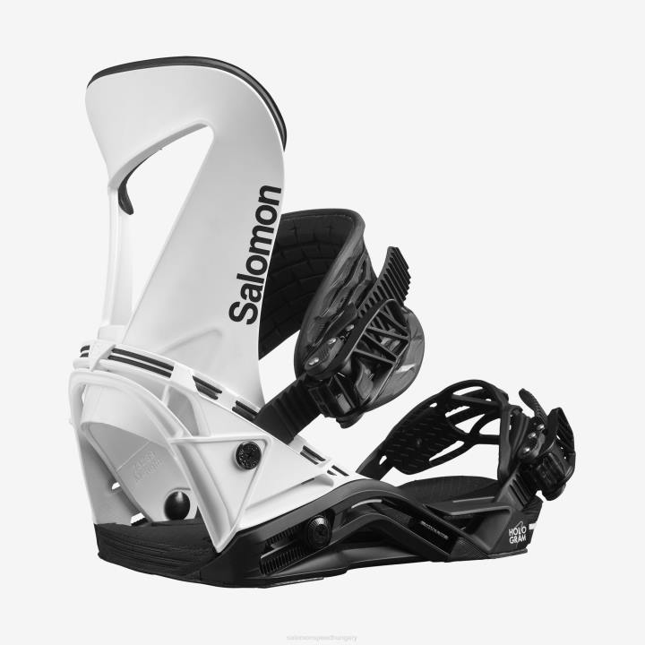 T8841403 Salomon fehér fekete férfi snowboard kötések hologram fehér-fekete