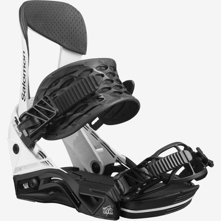 T8841403 Salomon fehér fekete férfi snowboard kötések hologram fehér-fekete