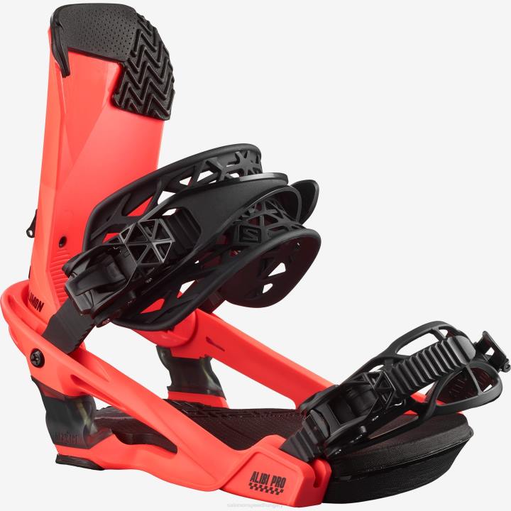 T884530 Salomon piros alibi pro snowboard kötés férfi piros