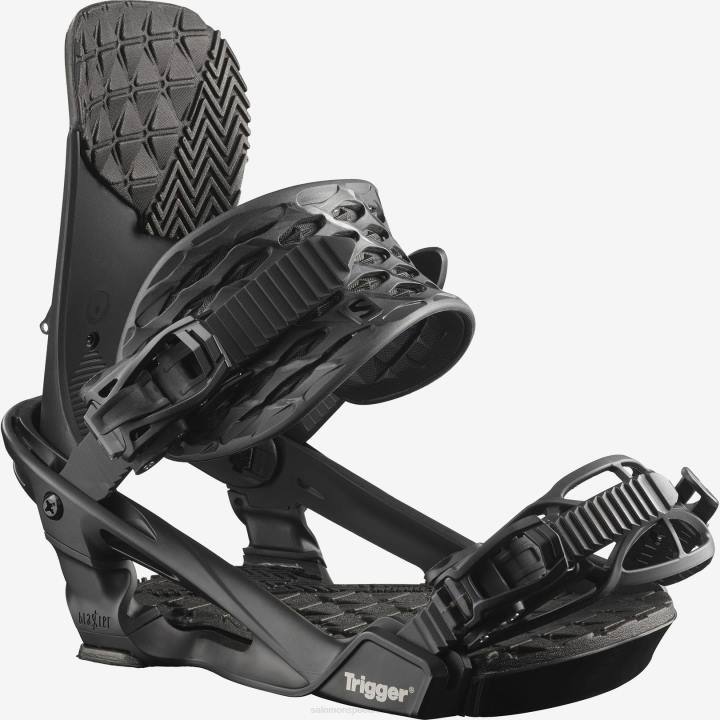 T884532 Salomon fekete trigger snowboard kötés férfi fekete