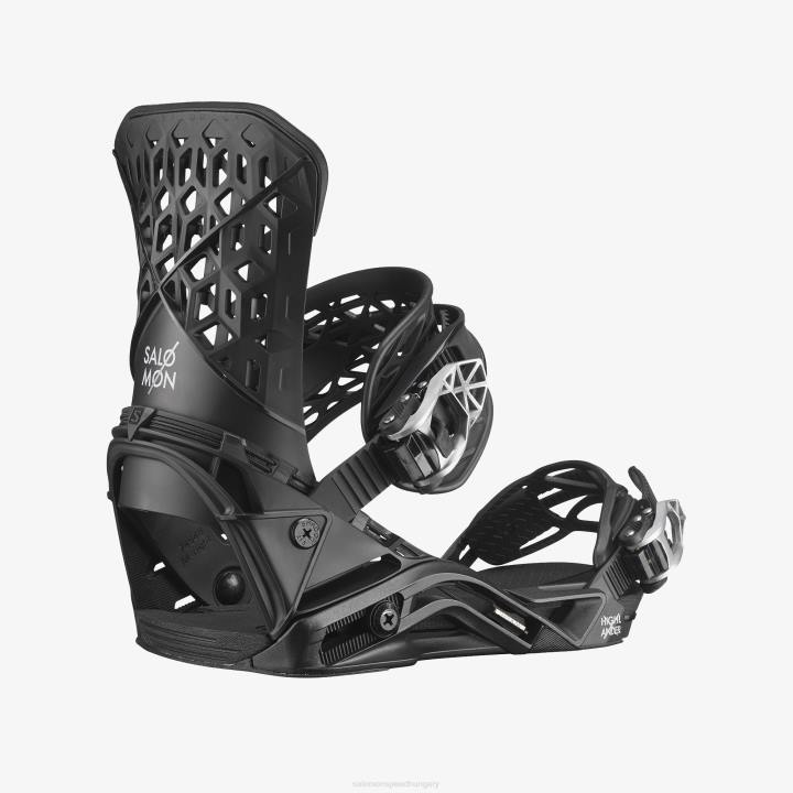 T884533 Salomon fekete highlander snowboard kötés férfi fekete
