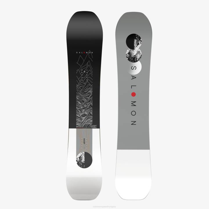 T884513 Salomon fekete-fehér látvány snowboard férfi fekete