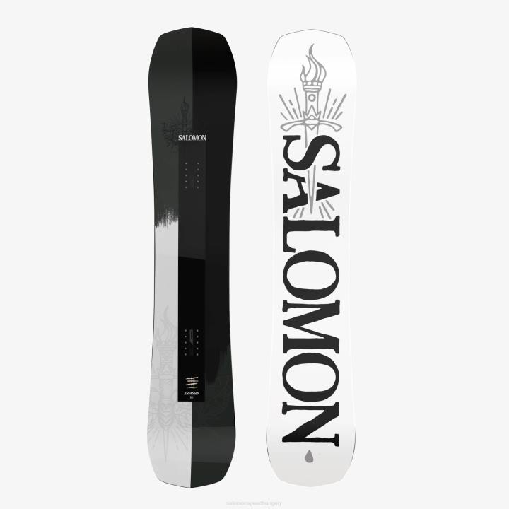 T884518 Salomon fekete/szürke/fehér assassin pro snowboard férfiak fekete