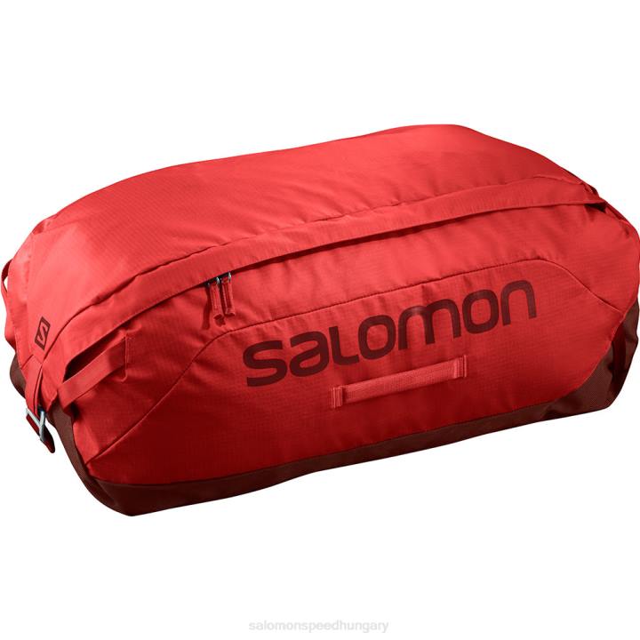 T8843440 Salomon ébenfekete/goji bogyó-madder barna outlife duffel 70 táska goji bogyó-madder barna