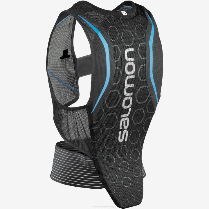 T884490 Salomon fekete kék flexcell hátvédő férfi fekete