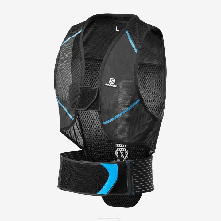 T884490 Salomon fekete kék flexcell hátvédő férfi fekete