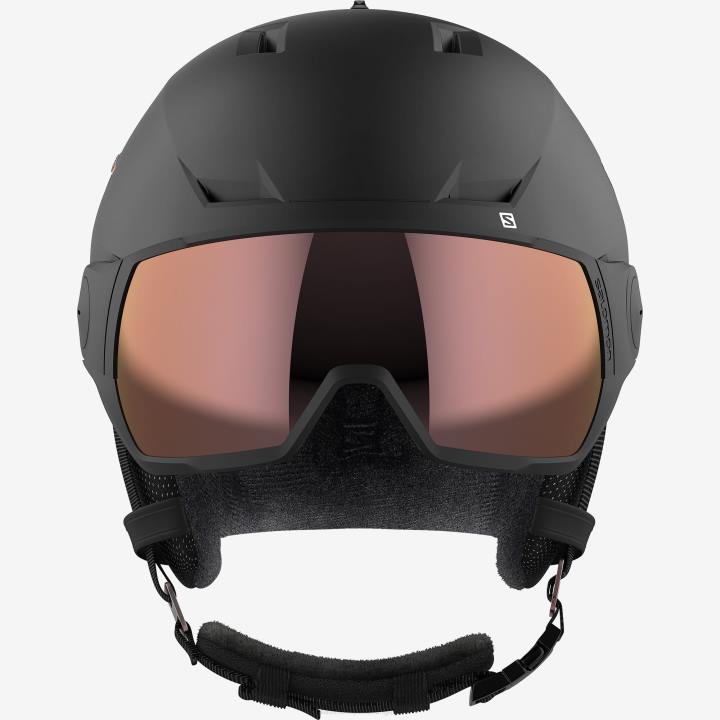 T8841291 Salomon fekete-rózsaszín arany női sisak icon lt visor sigma blk/rózsaszín fekete-rózsaszín arany