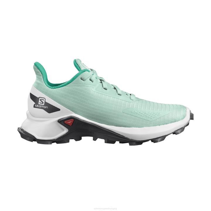 T8843705 Salomon jukka-fehér-fekete alphacross blast junior trail futócipő yucca-white-black