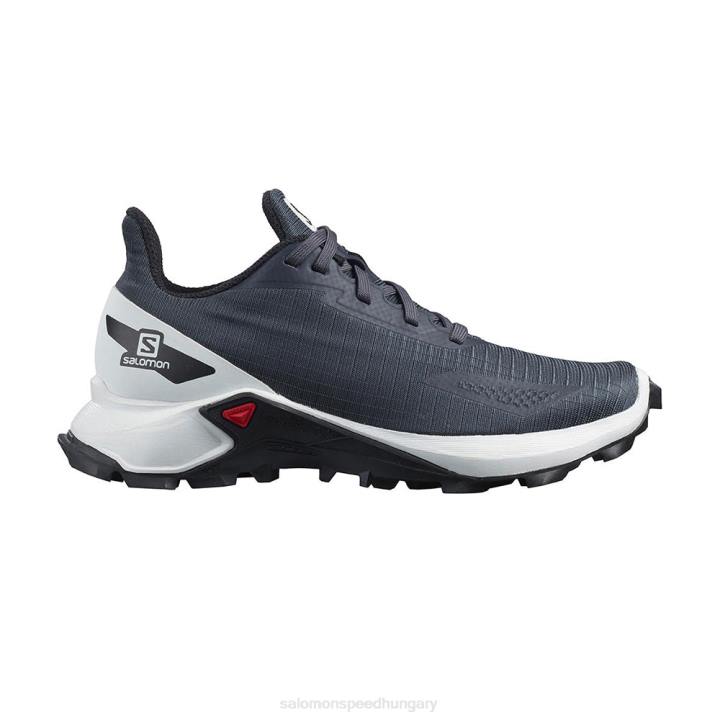 T8843713 Salomon fekete-fehér-fekete/fekete-wht-black/indiai tinta-fehér-fekete alphacross blast junior trail futócipő fekete-fehér-fekete