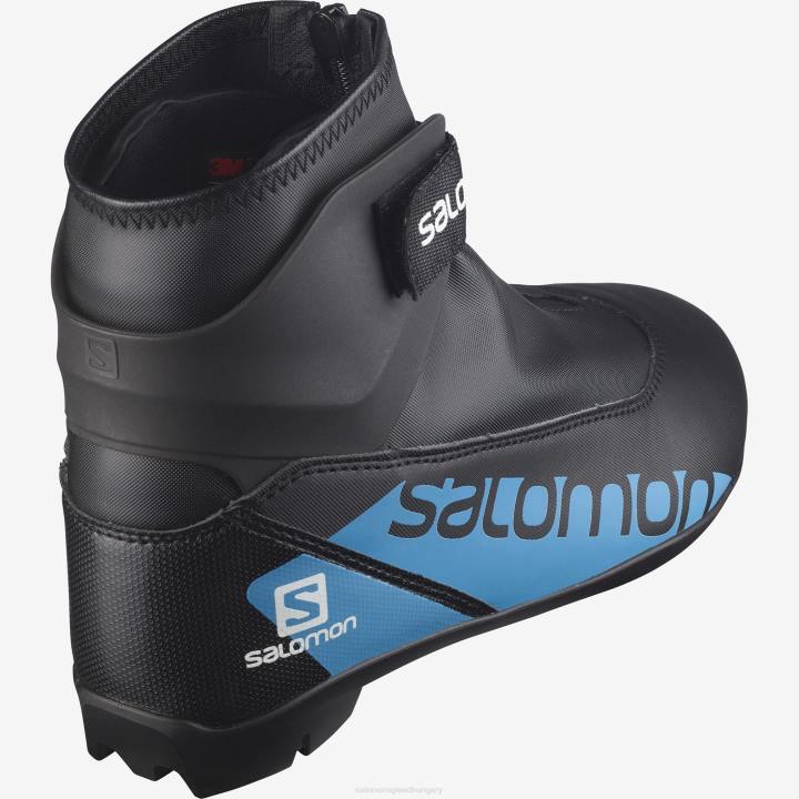 T8842044 Salomon fekete-folyamatkék junior-gyerek korcsolya|klasszikus nordic csizma r/kombi black-process blue