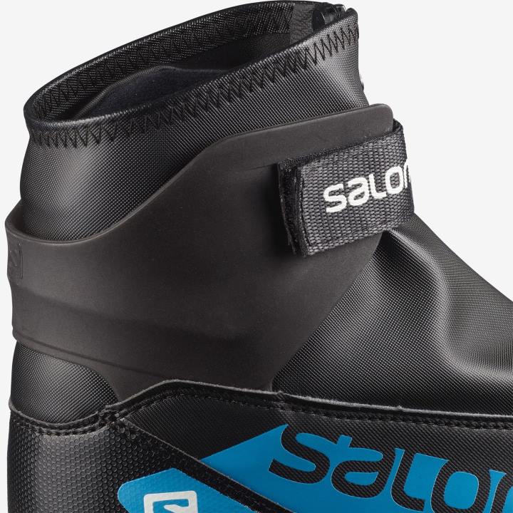 T8842044 Salomon fekete-folyamatkék junior-gyerek korcsolya|klasszikus nordic csizma r/kombi black-process blue
