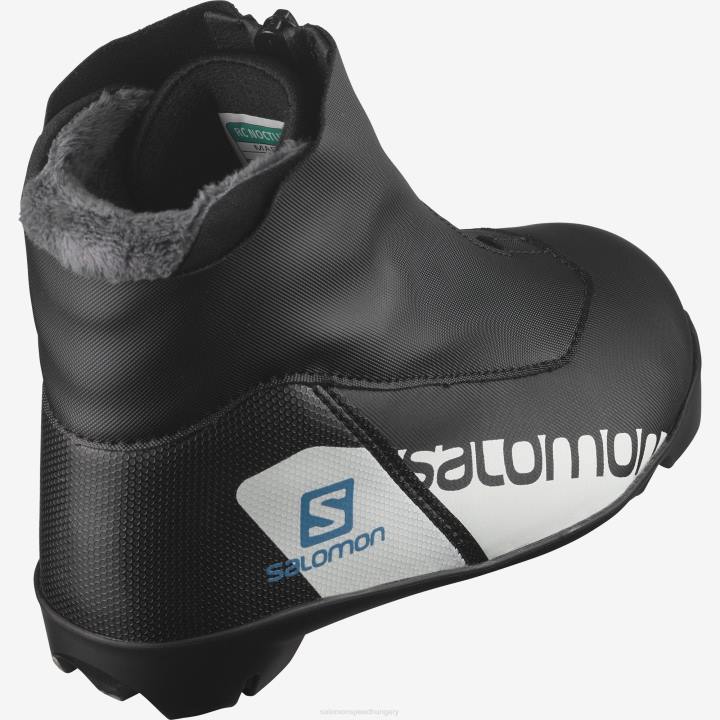 T8842045 Salomon fekete-folyamatkék junior-gyerek klasszikus nordic csizma rc black-process blue
