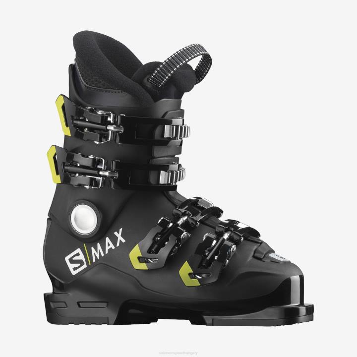 T8842243 Salomon fekete-sav zöld junior-gyerek pályás bakancs s/max 60 rt fekete-savzöld