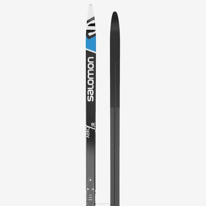 T8842040 Salomonjunior-gyerek klasszikus nordic síléc aero grip junior