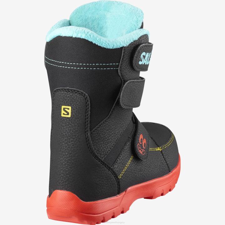 T8842030 Salomon fekete junior-gyerek snowboard csizma whipstar fekete