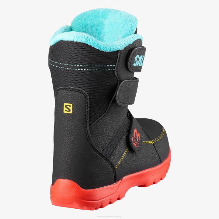 T884567 Salomon fekete/narancs whipstar snowboard csizma junior fekete