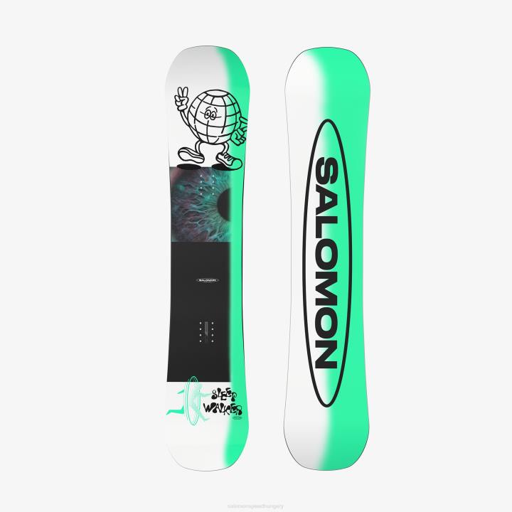 T884561 Salomon fekete/fehér/zöld alvajáró grom snowboard fekete