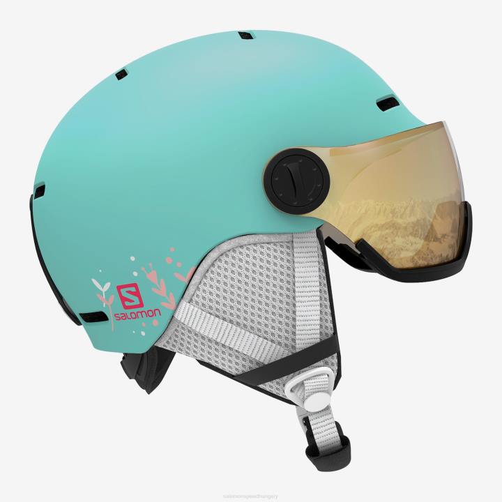 T884546 Salomon Aruba fényes grom visor sisak gyerek aruba fényes