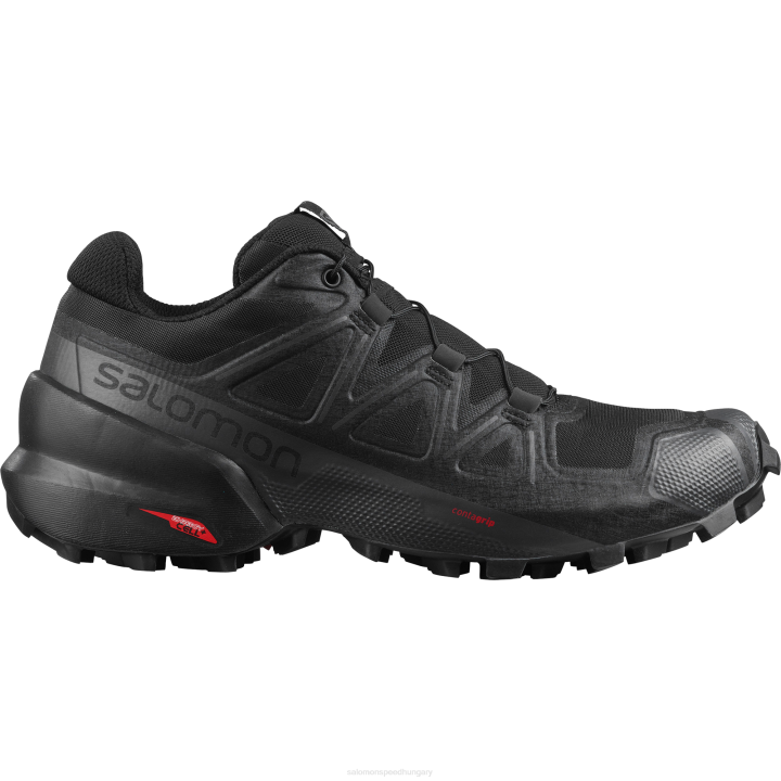 T8841540 Salomon fekete-fantom női trail futócipő speedcross 5 black-phantom