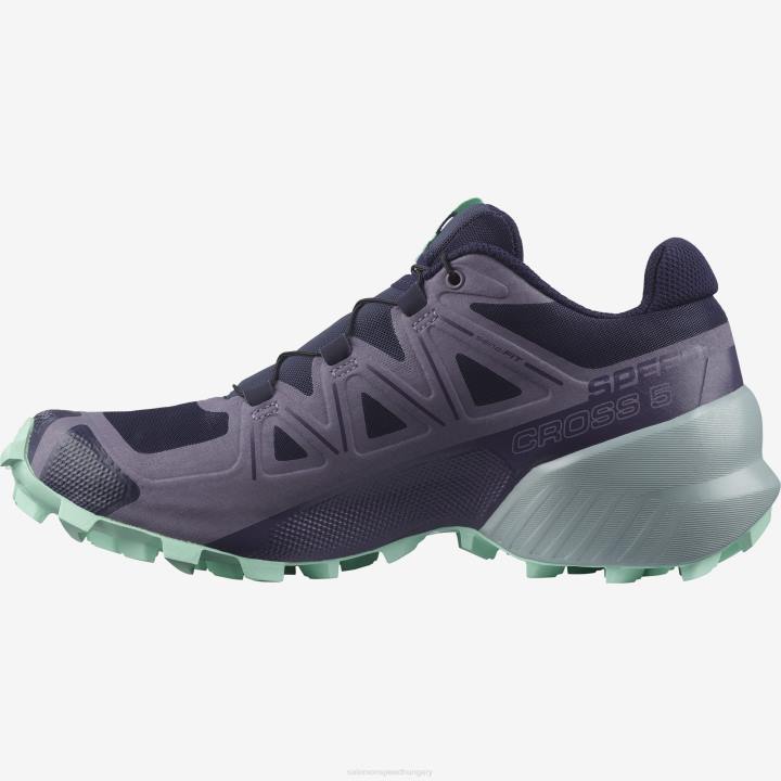 T8841544 Salomon este kék-kadét-yucca női trail futócipő speedcross 5 este blue-cadet-yucca