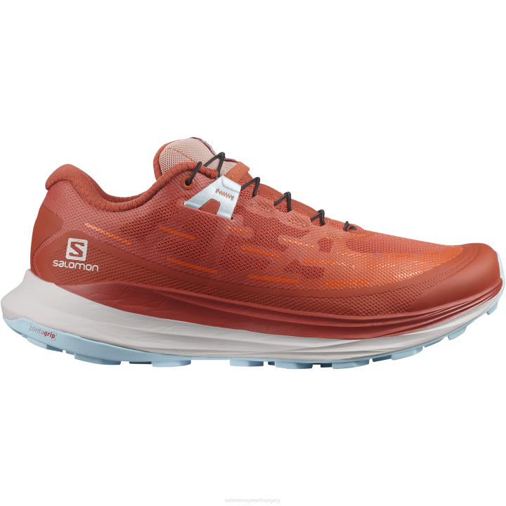 T8841545 Salomon narancsvörös narancs-kristálykék női trail futócipő ultra glide narancsvörös narancssárga-kristálykék