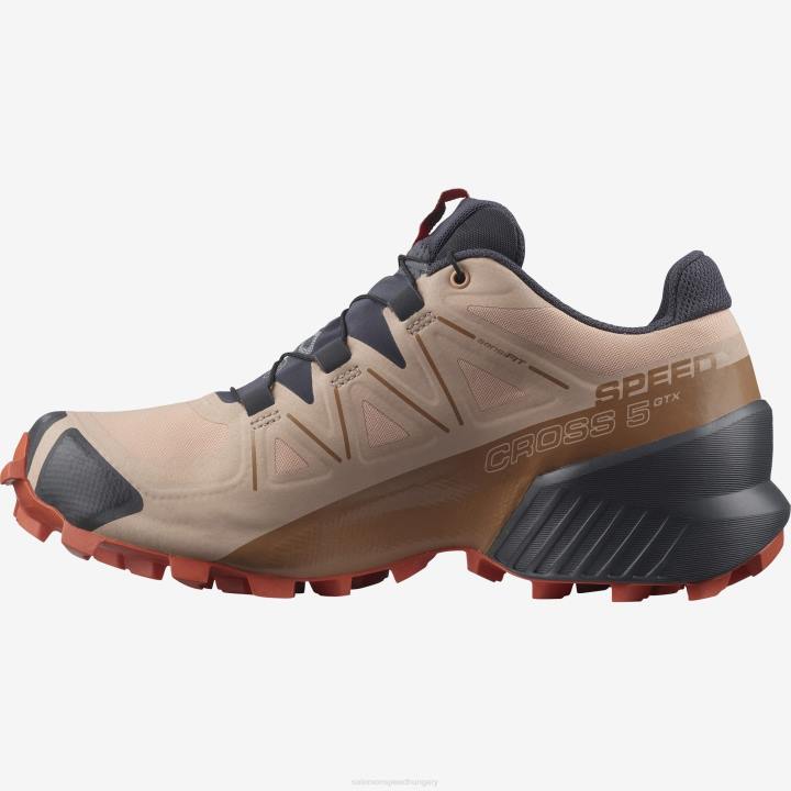 T8841559 Salomon sirocco-mousse-mecca narancs női futócipő speedcross 5 gore-tex sirocco-mousse-mecca narancs